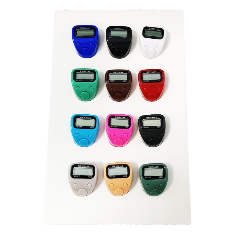 Mini Rhinestone Electronic Finger Ring Counter