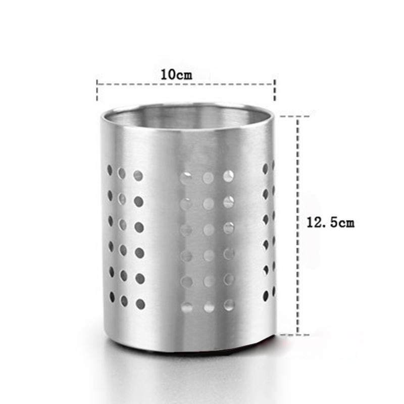 Stainless Steel Cutlery-Holder Drainer Storage Spoon Chopsticks Organizer-Rack
