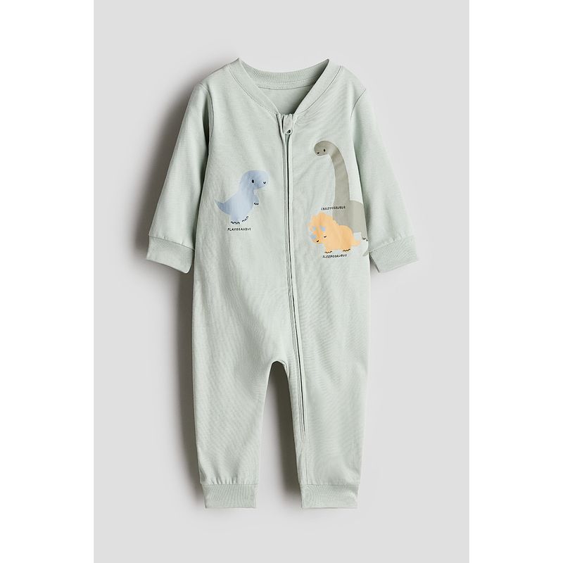 

HM Children s Clothing Baby Boy Baby Girl Baby Homewear Fall 2025 New Arrival Print One-Piece Pajamas 1238371