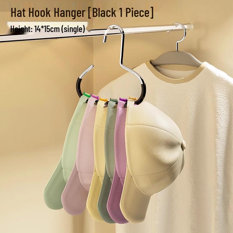 Non-slip Hat, Scarf & Baseball Cap Storage Hooks for Dorms