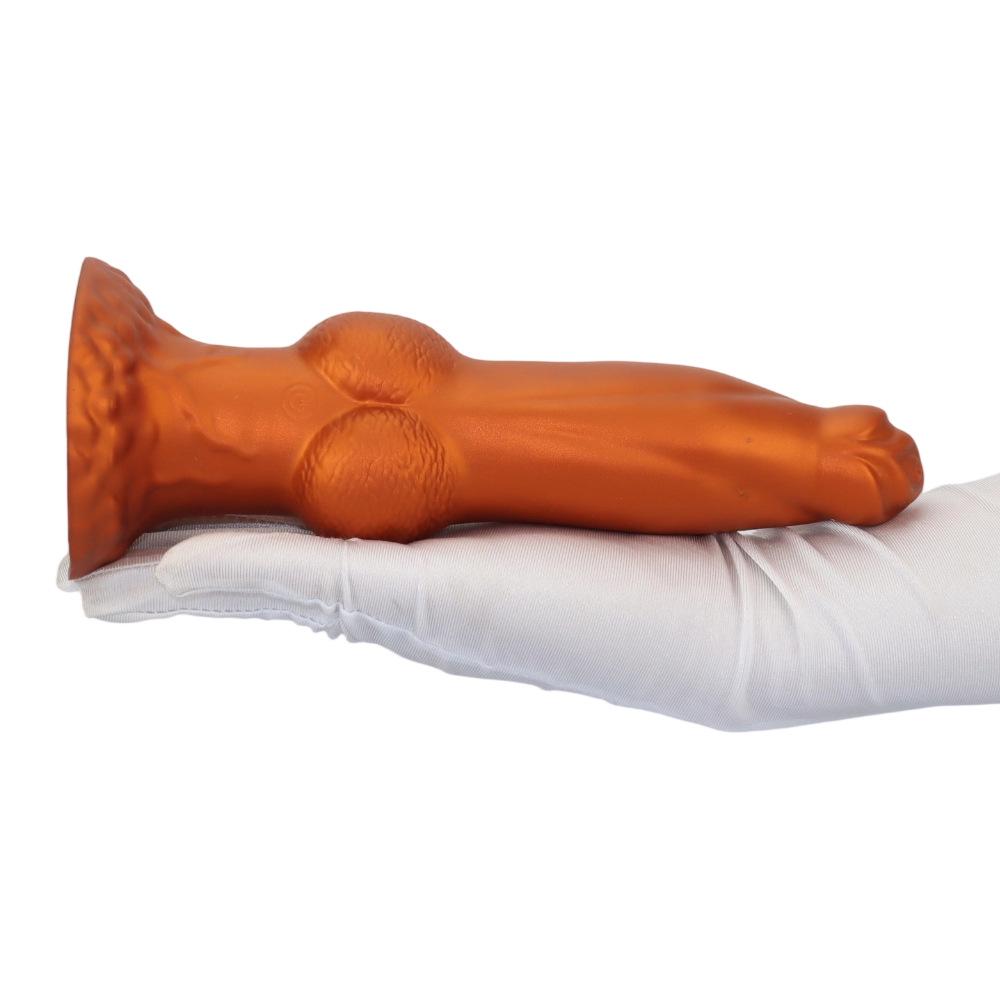 Popular Silicone Realistic Alien Dog Dildo for Adult Pleasure - Anal Plug and Anus Dilator