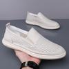Luxury Fashion New Men's Patent Leather Slip On Breathable Leisure Shoes Loafers Male Sneakers Tenis Masculino Zapatos Hombre