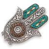 Incense Stick Holder Hamsa Green Small