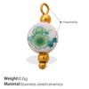 Color Ceramic Pendant Collection Devil Eye Flower Blue And White Porcelain Love Multi-Shape Diy Handmade Jewelry Accessories