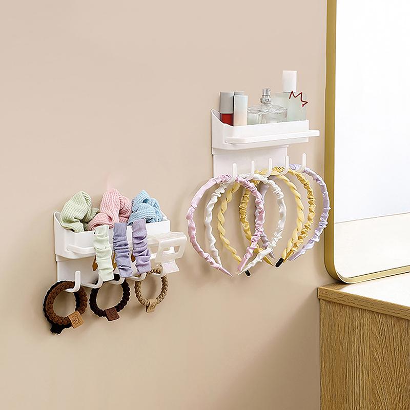 Hair Loop Head Rope Storage Rack, Non Punching Multifunctional Hookdormitory Seamless Storage Rack