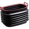 18/37L Car Shrinkable Storage Bucket with Cover Outdoor Fishing Bucket  Car Storage Supplies
