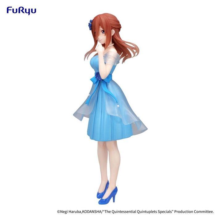 Furyu - The Quintessential Quintuplets - Statuette Trio-Try-iT Nakano Miku Pastel Dress Ver. 21 cm