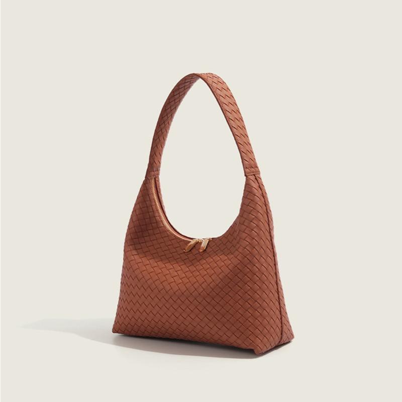 Korean New Design Knitted Bag Large Size Capacity Tote Bag Women's Single Shoulder Underarm Bag Fashionable Versatile Not Heavy Luxury Portable