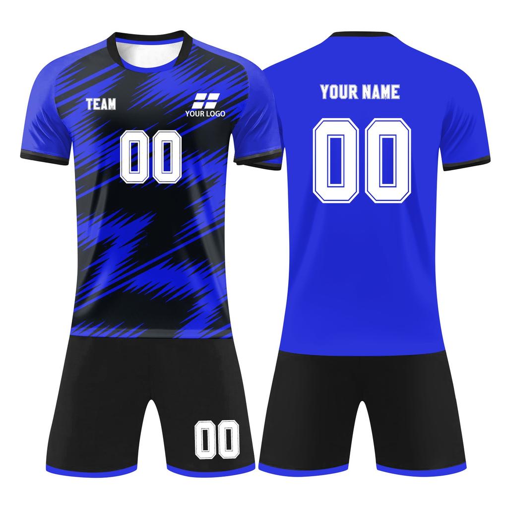 Personalizovaná sada košil Pánská Dívčí s číslem jména Vlastní fotbalové dresy pro chlapce tréninkový oblek