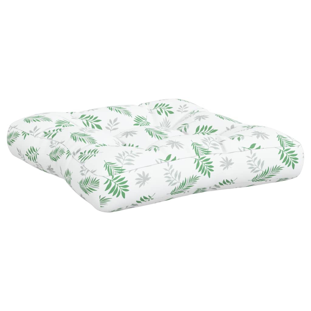 Pallet Cushions 2 pcs Leaf Pattern Oxford Fabric