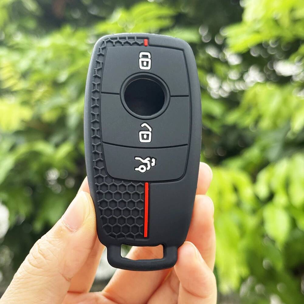 

Keychain Key Case For Mercedes Benz Amg Glc A C E S G Class W177 W205 W213 W222 X167 Amg C200 Car Remote Key Case Cover Caps