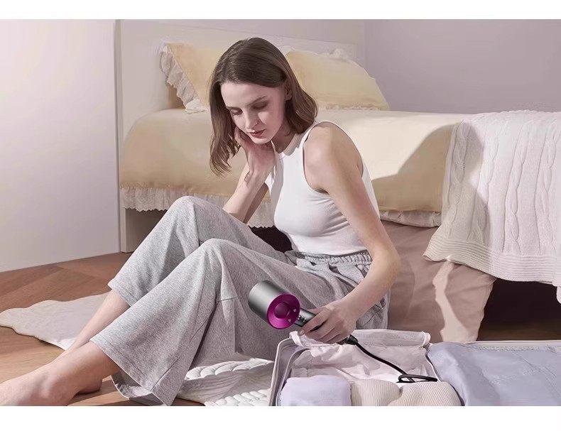 Douyin Heißer Hochgeschwindigkeits-Föhn ohne Blätter mit Konstanttemperatur & Negativ-Ionen-Technologie für Sichere Haarpflege