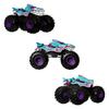 Hot Wheels Monster Truck Big Size Assortment Vehicle Toys Scale Diecast Cars Box Set 124 4-Pack (Ages 3+) Multi-Color FYJ83-989B