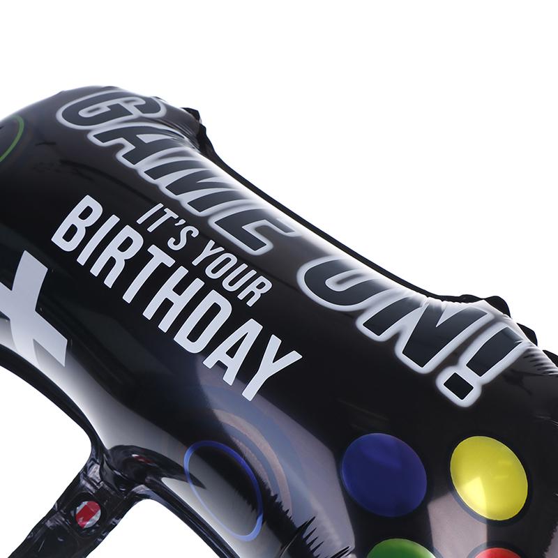 Vakker og attraktiv Gamepad-form Folieballong Bursdagsfest Ballonger Dekor Barneleker