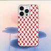 P-Palestine-S Hattah Keffiyeh Phone Case For iPhone 16,15,14,13,12,11,Mini,Pro,E,MAX White Candy Matte Shockproof Cover