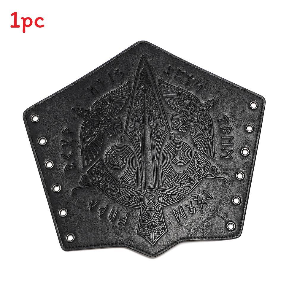 Medieval Costume Armor Wrist Cuffs For Halloween Cosplay Stage Prop Adults