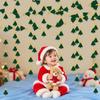 2M Christmas Hanging Streamer Green Hanging Backdrop Decor  New Year Party Decoration