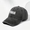 Breathable Dad Hat Letter Printed Washed Cotton Hat Minimal Casual Sun Hat  For Men Women