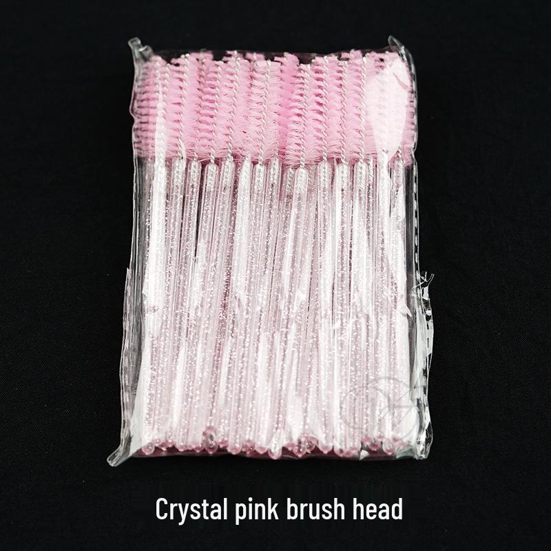 Wanjia Crystal Spiral Lash and Brow Brush - Fine, Disposable, Special Color for Wedding and Beauty Use
