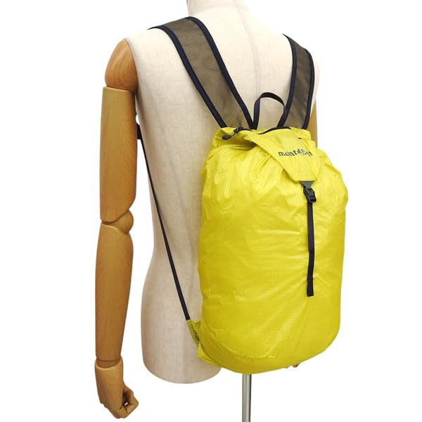 Montbell Versalite Pack 15, 15L Yellow Backpack for Men and Women, 1133321, A4 Compatible (Yellow (CYL))