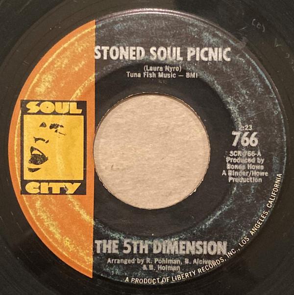 

7inch Record 5TH DIMENSION Stoned Soul Picnic The Sailboat S 766 SOUL CIT 1968 US SoulFunk Used