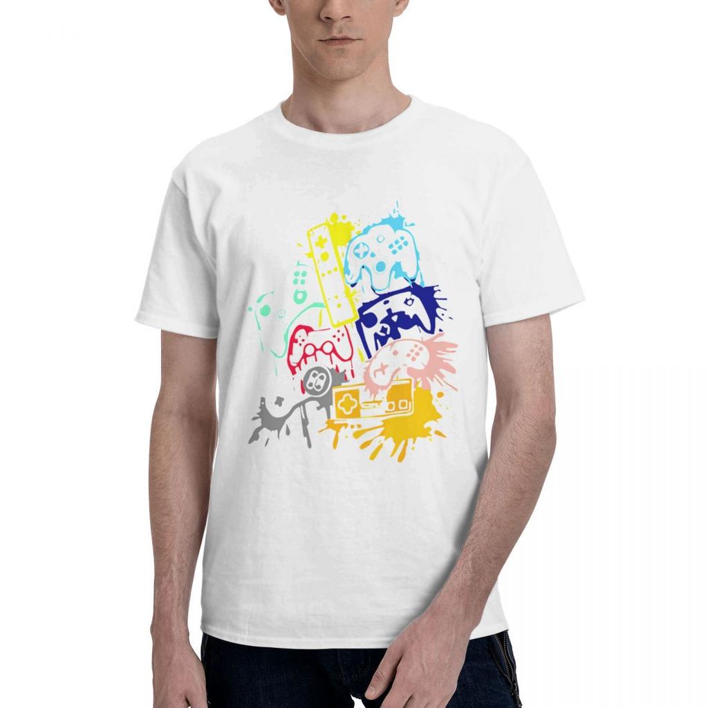 With Vibrant Retro Gaming 100 Cotton Casual Breathable Confortable Man Funny Ugus TShirts Mens Gifts
