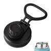 Water Bottle Lid Replacement Leakproof Wide Mouth Bottle Lids Bottle Accessories Hydration Cup Topper with Ring Handle Fit Most