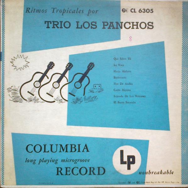

10inch Record TRIO LOS PANCHOS Ritmos Tropicales CL6305 Columbia US Latin Used