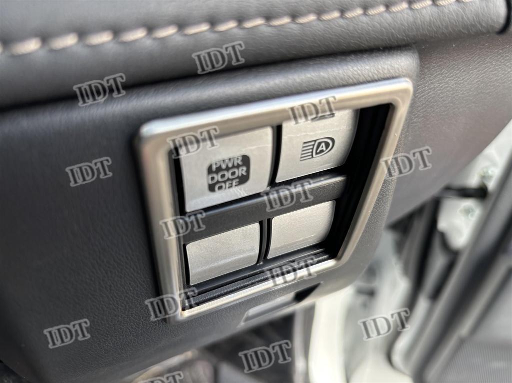IDT 40 Series Alphard Vellfire Front Switch Panel Cover Trim Ring Stainless Steel Interior