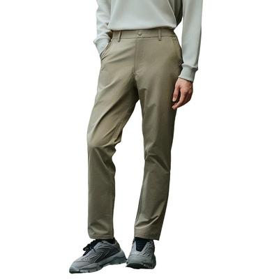 Hongdou Men's Anti-Wrinkle Stretch Casual Straight-Leg Pants