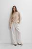 Lightweight alpaca wool sweater Aura beige /