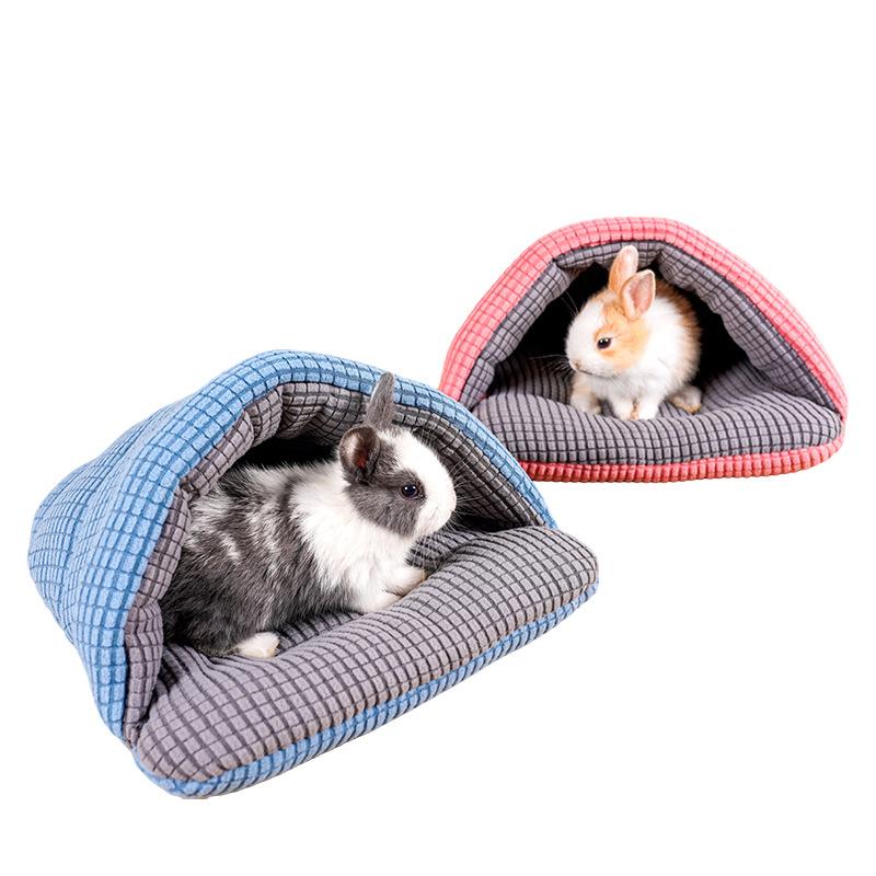 Pet Cat Nest Suitable for All Seasons Semi-enclosed Small and Medium-sized Dog Nest Rabbit Cotton Nest Bite-resistant