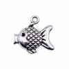 Fisch-Anhänger Vintage Legierung Anhänger Für DIY Schmuck Meeres-Thema Bastelbedarf