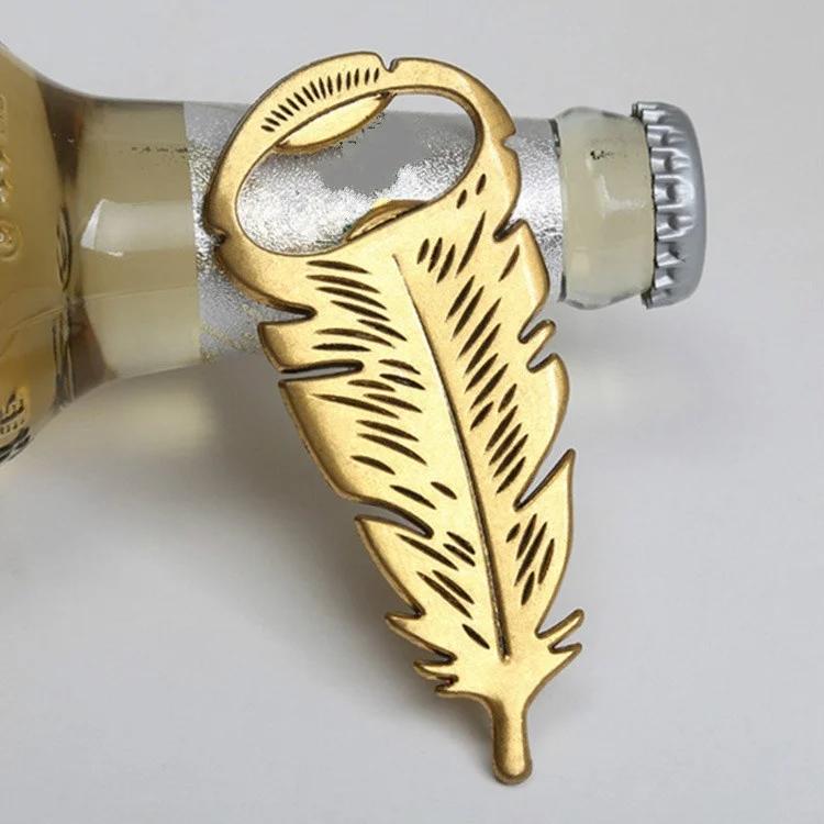 Creative Personality Feather Opener Marriage Return Wedding Opener Multifunctional Kitchen Beer Opener