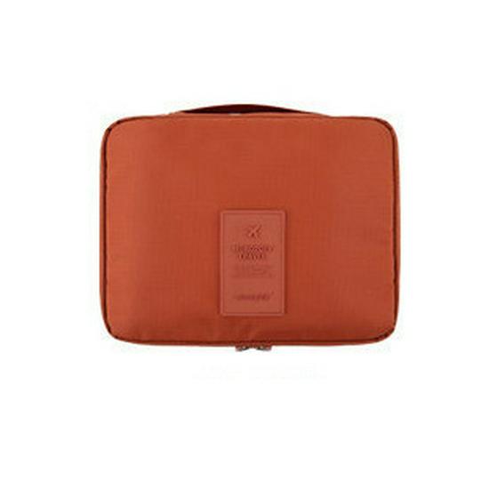 

Корейская дорожная косметичка: Водонепроницаемая переносная косметичка для женщин, подходящая для деловых поездок. 22*18*8 cm оранжевый