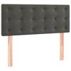 Vidaxl Continental Bed With Mattress, Dark Grey Velvet, 80X200 Cm