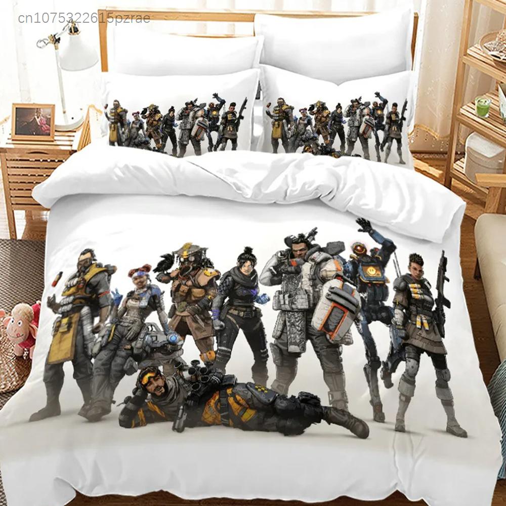 APEX Legends Bedding Set For Bedroom Soft Modern Bedspreads Comefortable Kids Duvet Cover Quilt Cover And Pillowcase