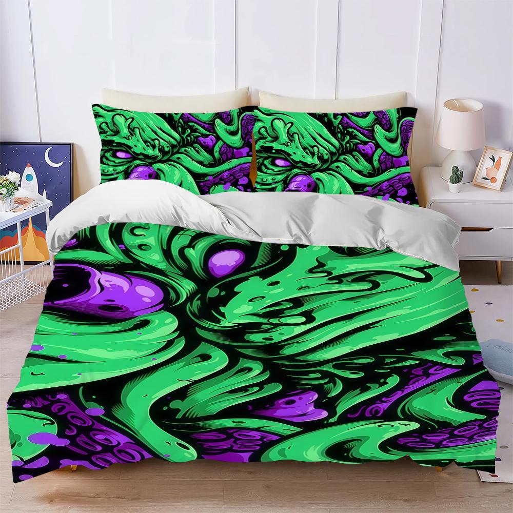 KRAKEN IMPERIUM Monster Duvet Cover Set Soft Wash Bed 3 Piece Summer Comfortable Student Dormitory Home Baby Bedding Best Seller