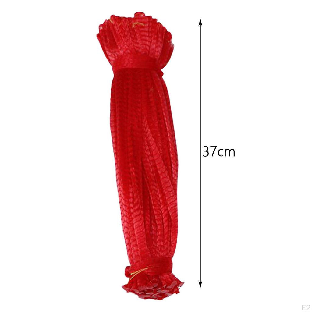 100 Pieces Hanging Watermelon Net Bags Fruit Mesh Protection Cucumbers Growing Storage with