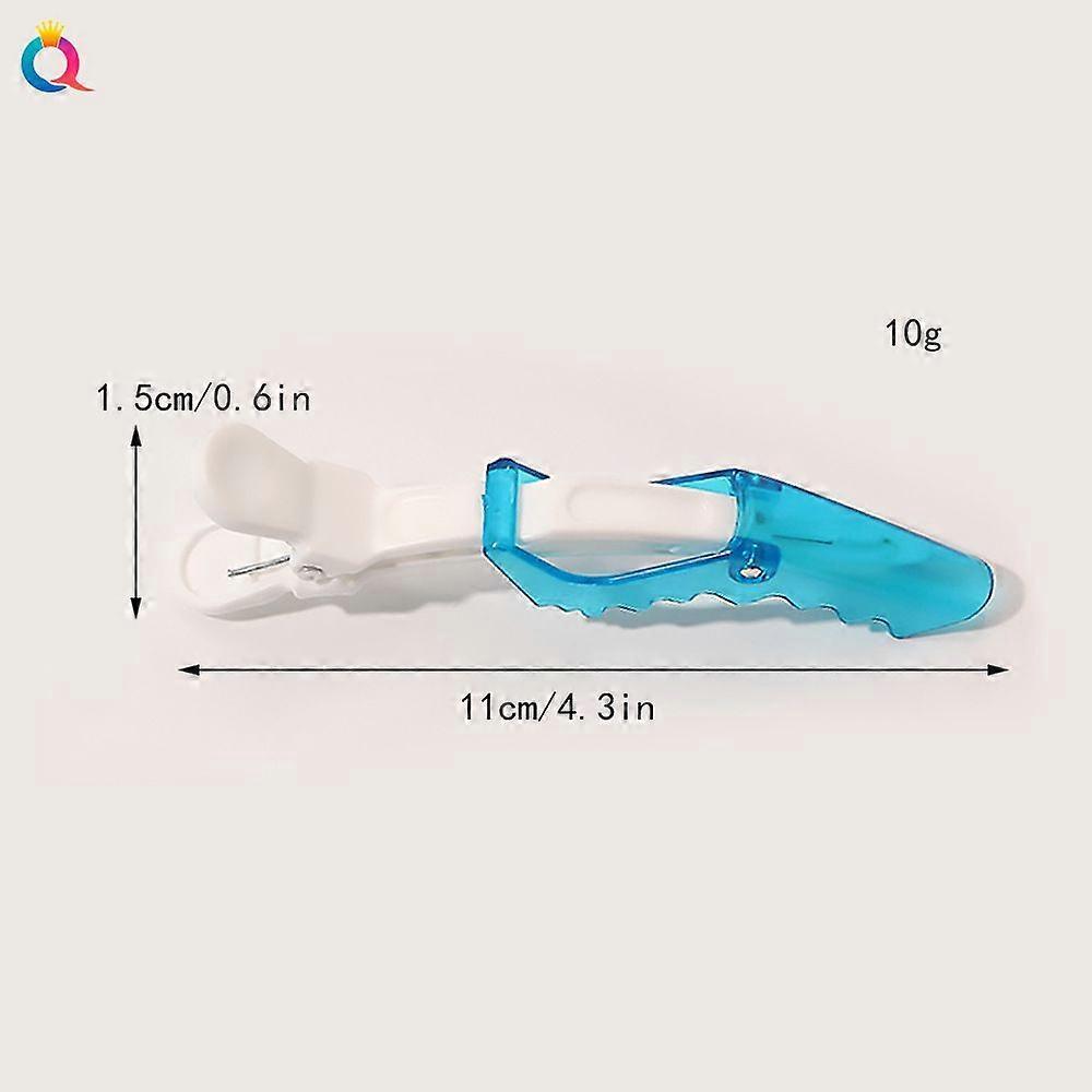 Hair Clips 6 Pcs Professional Salon Hair Clip Women Styling Sectioning Clips Durable Plastic Alligator Hairclip with Nonslip Grip and Wide Teeth Doubl