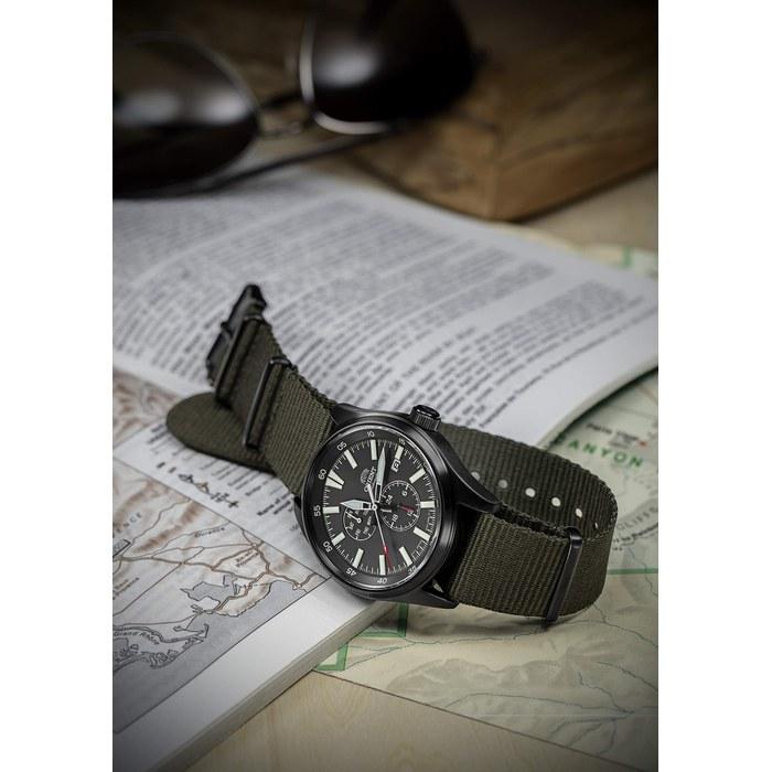 [Orient] Field Automatic Watch RN-AK0403N, Dark Gray/Khaki Nylon