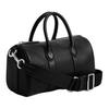 Coach Compass 25 Zipper Closure Leather Tote Bag Medium Unisex Tote Bags Black CCB83-BLK