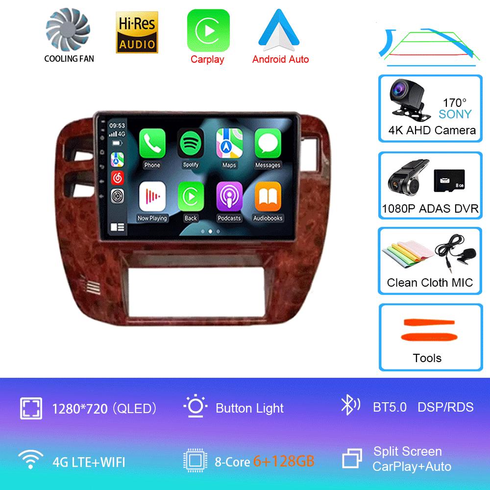 Android 14 Car Radio For For Nissan Patrol 1997-2005 CarPlay Stereo GPS Navigation Multimedia Video Player Autoradio Audio 4G