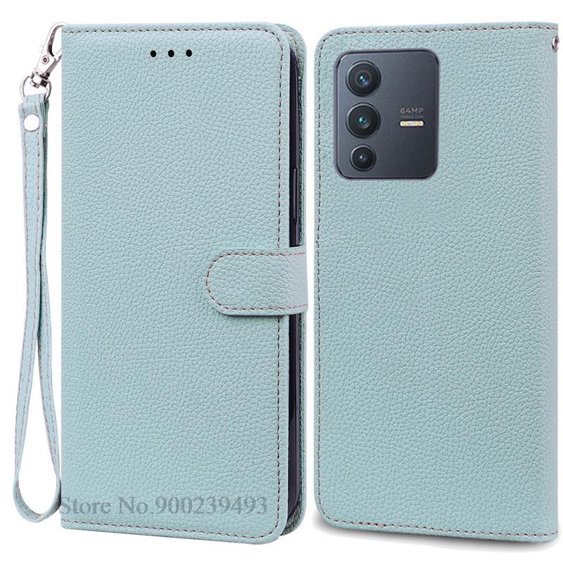For Vivo V23 Case Vivo V23 5G Wallet Leather Flip Case For Vivo V2130 Cover Phone Case For Vivo V23 V 23 2130 Bumper Coque Funda