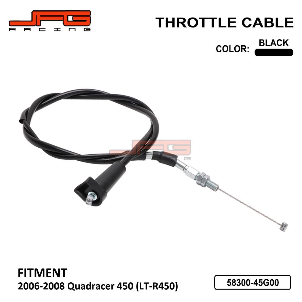High-Quality Throttle Cable for Quadracer 450 (LT-R450) Motorcycle (3004-1258)