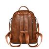 Soft Leather Backpack Women's Large Capacity Backpack Travel Bag