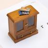 1Pcs Mini Dollhouse Display Cupboard Doll House Cabinet Furniture Decoration