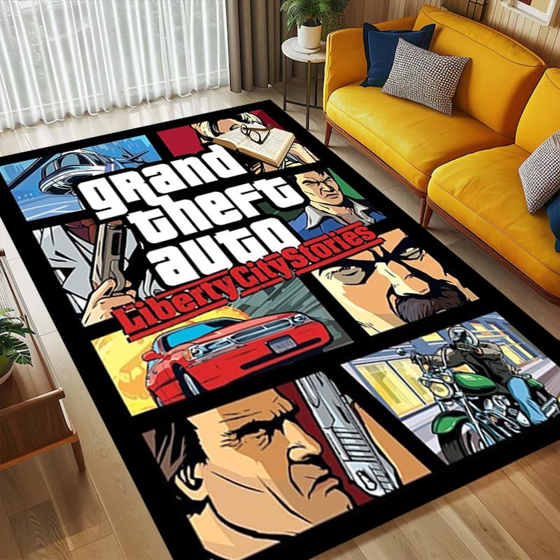 Liberty City Stories Living Room Non-Slip Area Rug Soft Carpet for Bedroom Game Playroom Sofa Office Home Decor Doormat Christmas Gift C9211754