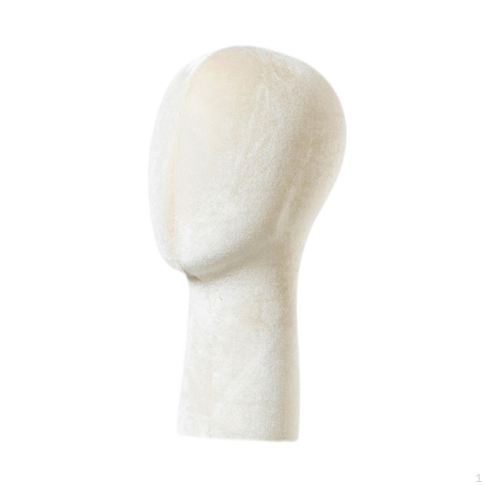 

Манекен голова манекен многоцелевой модный держатель парика подставка для шляпы для домашнего салона и путешествий белый