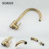 G1/2 G3/8 Kitchen Faucet Hot Cold Water Kitchen Faucets for Sink Gold Kitchen Faucet Single Hole Mixer Tap Kitchen Acceesories
